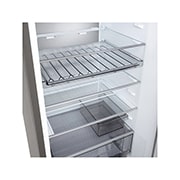 LG Хладилник c долна камера, DoorCooling+™ и ThinQ™ технология, 375L капацитет, Чекмедже без храна, GBBS525CPY, thumbnail 5