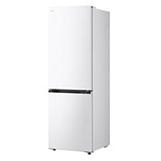 LG Хладилник c долна камера, DoorCooling+™ и ThinQ™ технология, 333L капацитет, Изглед от лявата страна, GBBSJ10DSW, thumbnail 10