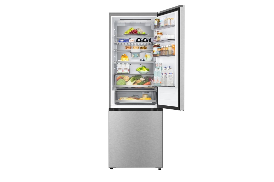 LG Хладилник c долна камера, DoorCooling+™ и ThinQ™ технология, 465L капацитет, Чекмедже без храна, GBBW726CMB, thumbnail 5