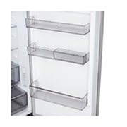 LG Хладилник c долна камера, DoorCooling+™ и ThinQ™ технология, 333L капацитет, Отворена лява врата с изглед към храната, GBBS514CPY, thumbnail 11