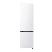 LG Хладилник c долна камера, DoorCooling+™ и ThinQ™ технология, 375L капацитет, Изглед отпред, GBBSJ2CCSW, thumbnail 1