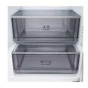 LG Хладилник c долна камера, DoorCooling+™ и ThinQ™ технология, 375L капацитет, Изглед отпред, GBBSJ2CCSW, thumbnail 10