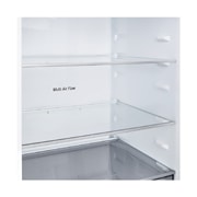 LG Хладилник c долна камера, DoorCooling+™ и ThinQ™ технология, 375L капацитет, Изглед на поставката за лед 2, GBBSJ2CCPY, thumbnail 7