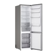 LG Хладилник c долна камера, DoorCooling+™ и ThinQ™ технология, 375L капацитет, Изглед от лявата страна, GBBSJ2CCPY, thumbnail 12