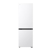 LG Хладилник c долна камера, DoorCooling+™ и ThinQ™ технология, 333L капацитет, Изглед отпред, GBBSJ10ESW, thumbnail 1