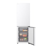 LG Хладилник c долна камера, DoorCooling+™ и ThinQ™ технология, 333L капацитет, Изглед на поставката за лед 2, GBBSJ10ESW, thumbnail 6