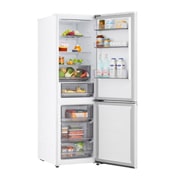 LG Хладилник c долна камера, DoorCooling+™ и ThinQ™ технология, 333L капацитет, Изглед на поставката за лед 2, GBBSJ10ESW, thumbnail 7