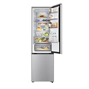 LG Хладилник c долна камера, DoorCooling+™ и ThinQ™ технология, 375L капацитет, Чекмедже без храна, GBBS726AMB, thumbnail 4