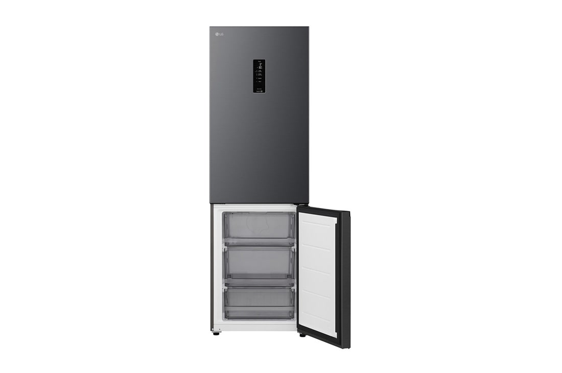 LG Хладилник c долна камера, DoorCooling+™ и ThinQ™ технология, 333L капацитет, Чекмедже без храна, GBBSJ11DEP, thumbnail 6