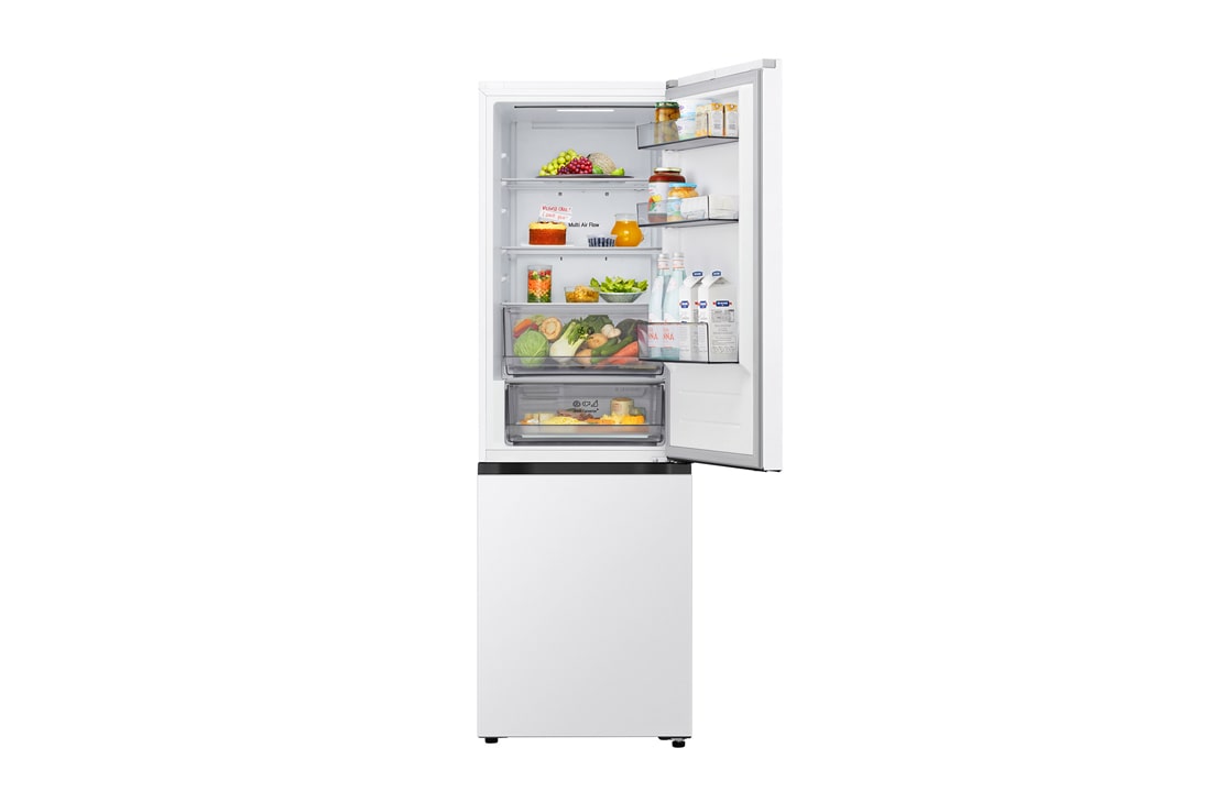 LG Хладилник c долна камера, DoorCooling+™ и ThinQ™ технология, 333L капацитет, Чекмедже без храна, GBBSJ1CCSW, thumbnail 5