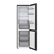 LG Хладилник c долна камера, DoorCooling+™ и ThinQ™ технология, 333L капацитет, Отворена предна врата без изглед към&nbsp;храната, GBBSJ10EEP, thumbnail 2