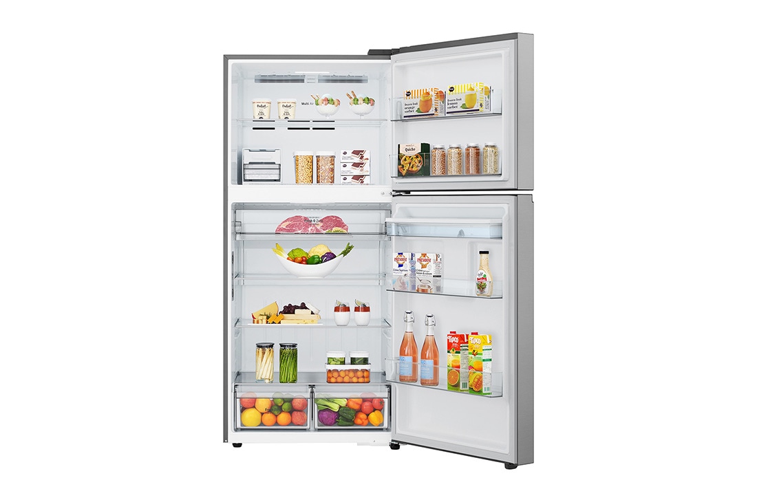 LG Хладилник c горна камера, DoorCooling<sup>+</sup>™ и ThinQ™ технология, 609L капацитет, Чекмедже без храна, GTFV61PYBQD, thumbnail 11