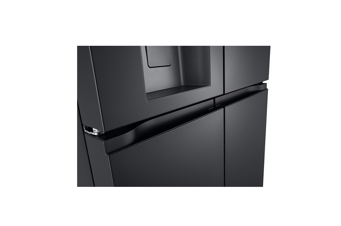 LG Multi-Door хладилник, DoorCooling+™ и ThinQ™ технология, 645L капацитет, Изглед на поставката за лед 1, GMF960EV2E, thumbnail 7
