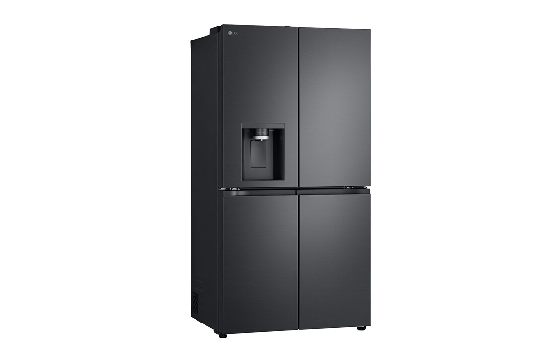 LG Multi-Door хладилник, DoorCooling+™ и ThinQ™ технология, 645L капацитет, Изглед от лявата страна, GMF960EV2E, thumbnail 13