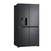 LG Multi-Door хладилник, DoorCooling+™ и ThinQ™ технология, 645L капацитет, Изглед от лявата страна, GMF960EV2E, thumbnail 13