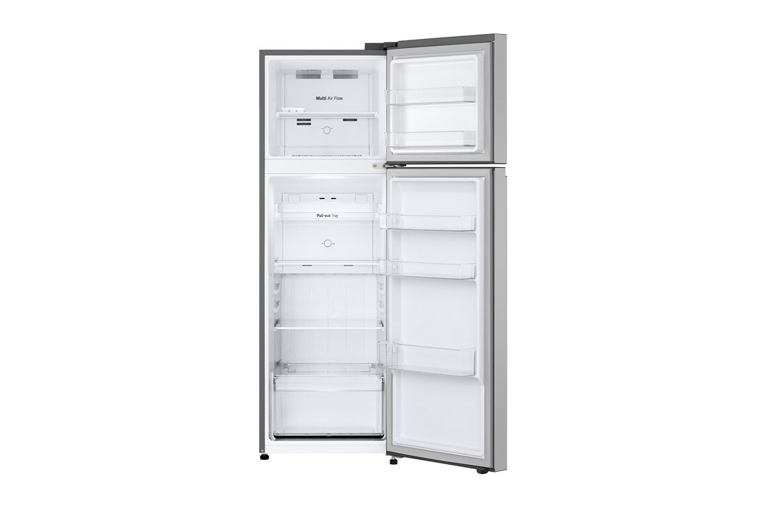 LG Хладилник c горна камера, DoorCooling+™ технология, 266L капацитет, Отворена предна врата без изглед към&nbsp;храната, GTBV20PYZJD, thumbnail 2