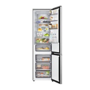 LG Хладилник c долна камера, DoorCooling+™ и ThinQ™ технология, 333L капацитет, Отворена предна врата с изглед към храната, GBBS716CPY, thumbnail 2