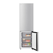 LG Хладилник c долна камера, DoorCooling+™ и ThinQ™ технология, 333L капацитет, Предна горна врата, отворена с изглед към храната, GBBS716CPY, thumbnail 4