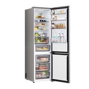 LG Хладилник c долна камера, DoorCooling+™ и ThinQ™ технология, 333L капацитет, Подробен изглед на чекмеджето, GBBS716CPY, thumbnail 10