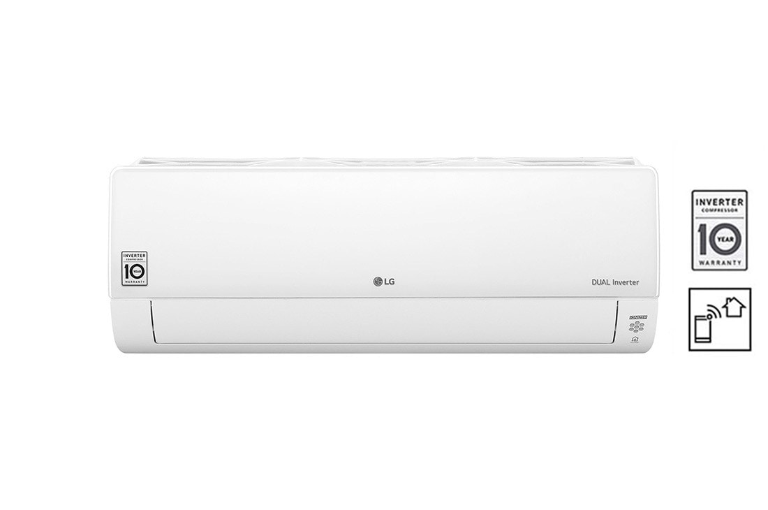 LG DELUXE (R32) DUAL Inverter, А++/А++, LG ThinQ  Wi-Fi, Plasmaster йонизатор, Ниско ниво на шум, 9k Btu, DC09RQ