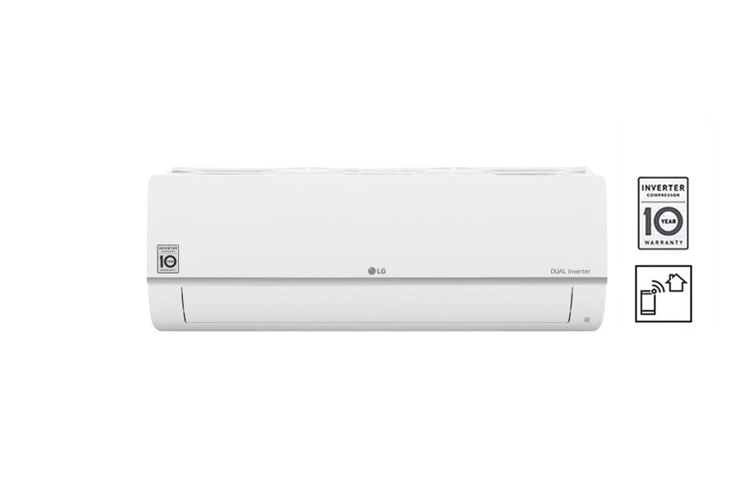 LG DELUXE (R32) DUAL Inverter, А++/А++, LG ThinQ  Wi-Fi, Plasmaster йонизатор, Ниско ниво на шум, 12k Btu, DC12RQ