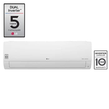 LG STANDARD (R32) DUAL Inverter, A++/A+, Стилен дизайн, висока ефективност, Ниско ниво на шум, 18k Btu, S18EQ