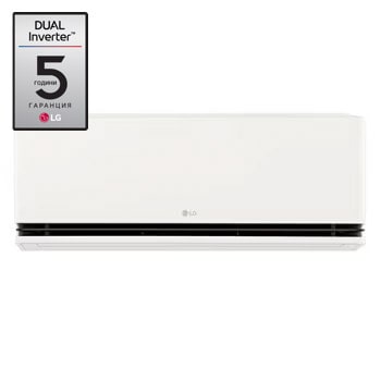 Изглед отпред на LG 9000 BTU DUALCOOL AI Air Single Split Air Conditioner P09SND.NS01