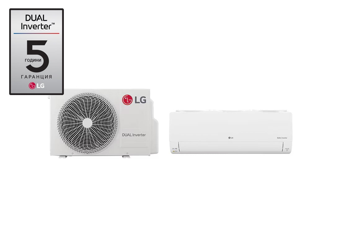 LG 6,6 kW DUALCOOL Special EC спит климатик, Изглед отпред, S24EC