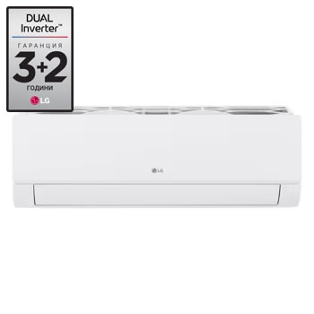 Изглед отпред на климатик LG New DUALCOOL WIN EZ09CSN.CSJ11