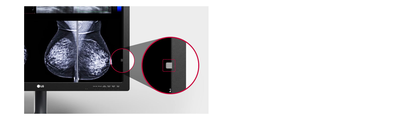 мониторът е оборудван с преден сензор, предлагащ автоматично самокалибриране