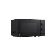 LG 20L Микровълнова фурна, Изглед отпред на черна микровълнова фурна LG 20L MS2082F., MS2082F, thumbnail 6