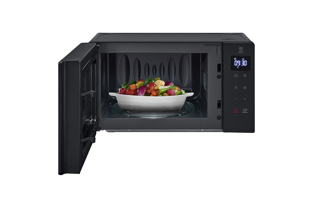 LG 20L Микровълнова фурна, Easy Clean™ покритие, Отворена предна врата с изглед към храната, MS2032GAS, thumbnail 3