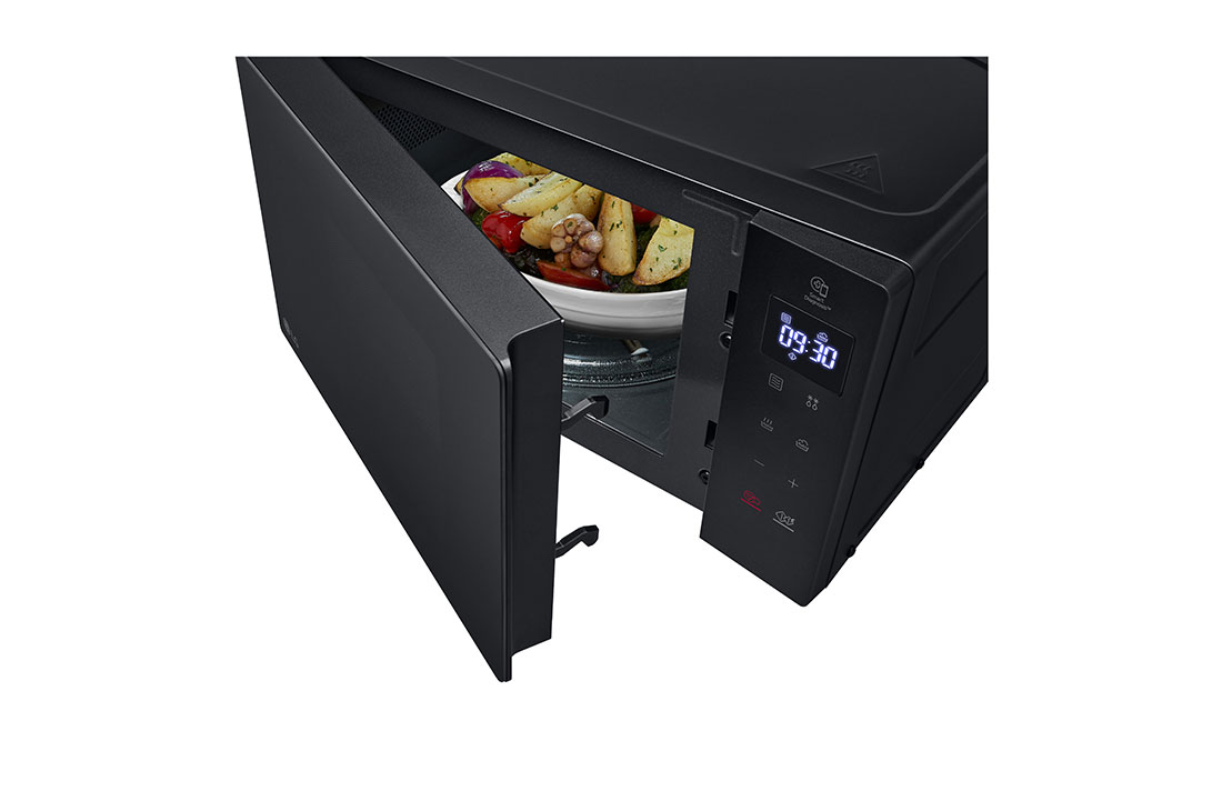 LG 20L Микровълнова фурна, Easy Clean™ покритие, Отворена предна врата с изглед към храната, MS2032GAS, thumbnail 6