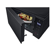 LG 20L Микровълнова фурна, Easy Clean™ покритие, Отворена предна врата с изглед към храната, MS2032GAS, thumbnail 6