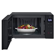 LG 20L Микровълнова фурна с грил, Easy Clean™ покритие, Отворена предна врата с изглед към храната, MH6032GAS, thumbnail 3