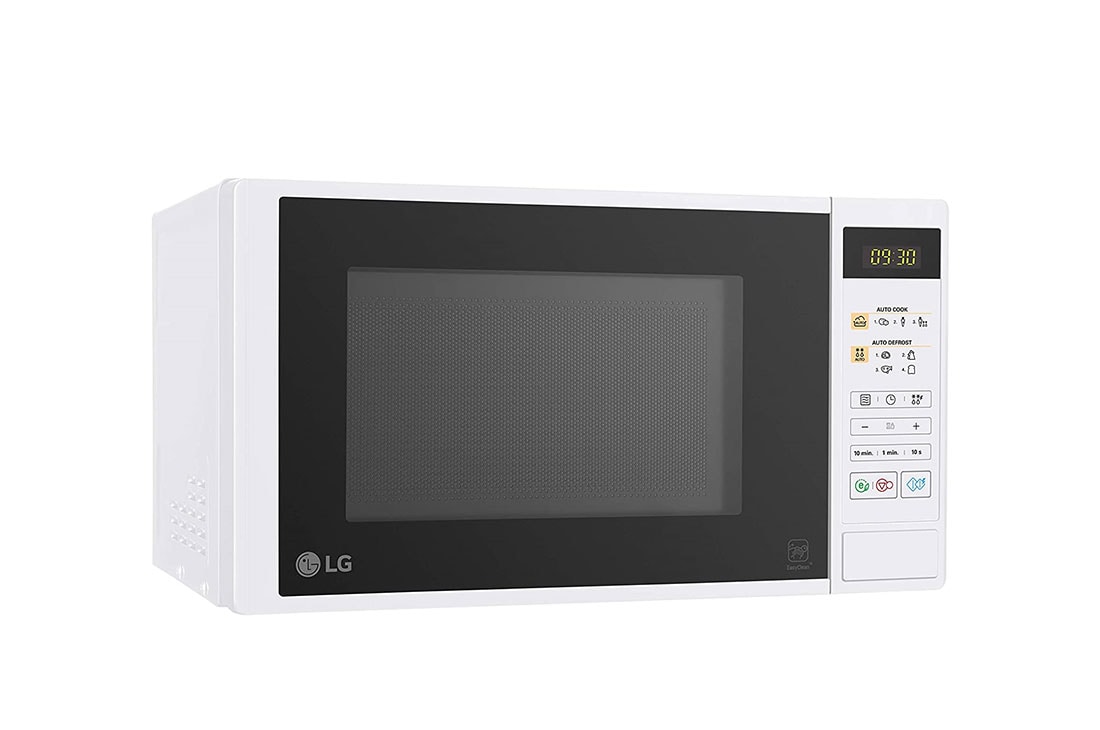 LG Микровълнова печка с 20 литра обем, лесна за почистване вътрешност и бял цвят, Изглед от дясната страна, MS2042DW, thumbnail 8