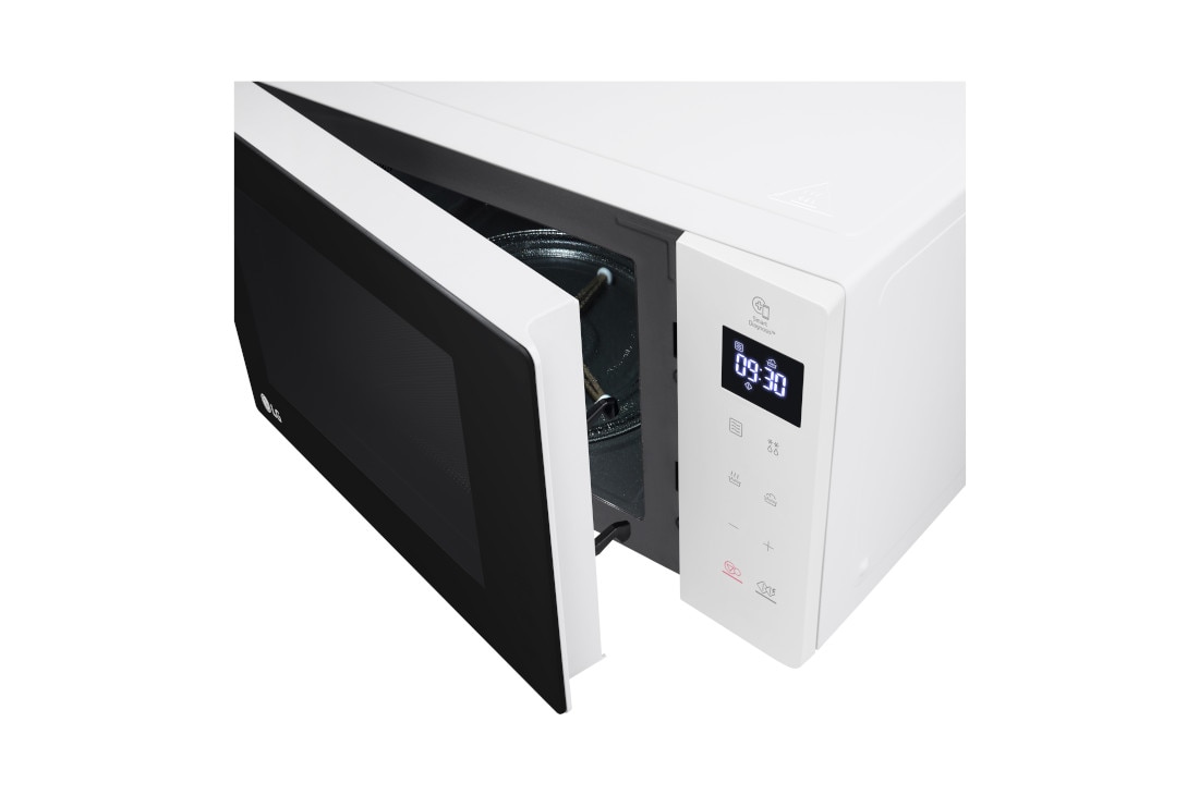 LG 20L Микровълнова фурна, Easy Clean™ покритие, Изглед от лявата перспектива, MS2032GASW, thumbnail 6