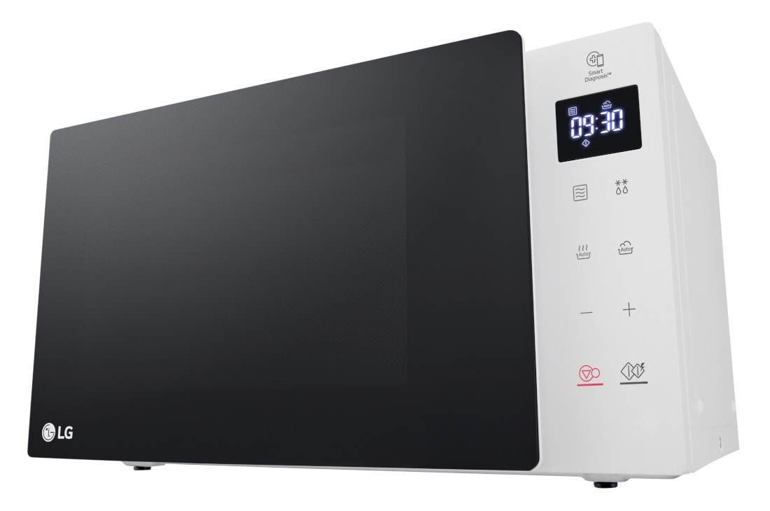 LG 20L Микровълнова фурна, Easy Clean™ покритие, Изглед от лявата перспектива, MS2032GASW, thumbnail 8