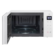 LG 20L Микровълнова фурна, Easy Clean™ покритие, Лявата страна отворена без храна, MS2032GASW, thumbnail 2