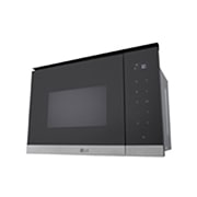 LG 25 л. микровълнова фурна за вграждане с грил, Easy Clean покритие, 900W, side view, MG7Z2593D, thumbnail 7