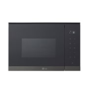 LG 25 л. микровълнова фурна за вграждане с грил, Easy Clean покритие, 900W, front view, MG7Z2593B, thumbnail 1