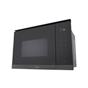 LG 25 л. микровълнова фурна за вграждане с грил, Easy Clean покритие, 900W, side view, MG7Z2593B, thumbnail 7