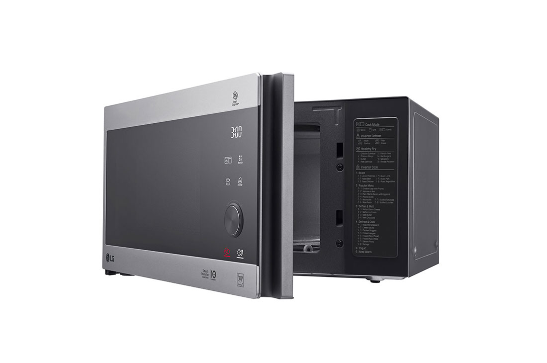 LG 25L Микровълнова фурна с грил, Smart Inverter технология, Функция Здравословно пържене, Easy Clean покритие, MH6565CPS, thumbnail 6