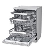 LG QuadWash™ Съдомиялна с пара TrueSteam™ технология, Авт. отваряне на вратата, 14 комплекта съдове, ThinQ™ WiFi, DF425HSS, DF425HSS, thumbnail 6