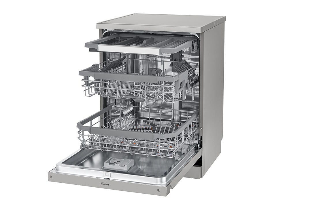 LG QuadWash™ Съдомиялна с пара TrueSteam™ технология, 14 комплекта съдове, ThinQ™ WiFi, DF325FPS, DF325FPS, thumbnail 6