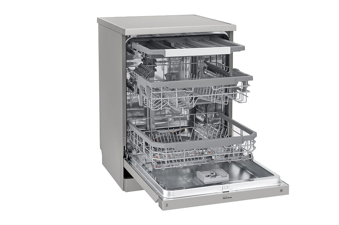 LG QuadWash™ Съдомиялна с пара TrueSteam™ технология, 14 комплекта съдове, ThinQ™ WiFi, DF325FPS, DF325FPS, thumbnail 9