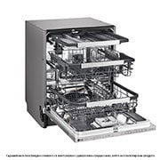 LG QuadWash™ Съдомиялна за вграждане с пара с TrueSteam™ технология, 14 комплекта съдове, DB425TXS, DB425TXS, thumbnail 7