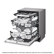 LG QuadWash™ Съдомиялна за вграждане с пара с TrueSteam™ технология, 14 комплекта съдове, DB425TXS, DB425TXS, thumbnail 10