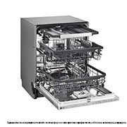 LG QuadWash™ Съдомиялна за вграждане с пара с TrueSteam™ технология, 14 комплекта съдове, DB325TXS, DB325TXS, thumbnail 7