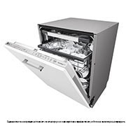 LG QuadWash™ Съдомиялна за вграждане с пара с TrueSteam™ технология, 14 комплекта съдове, DB325TXS, DB325TXS, thumbnail 9